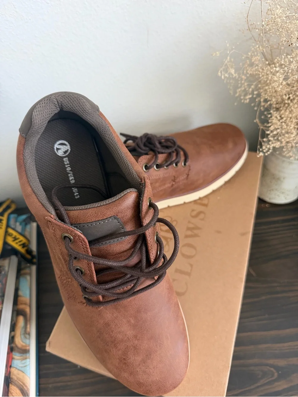 Leather Brown Men's Chukka Boots — Classic Casual Lace-Up